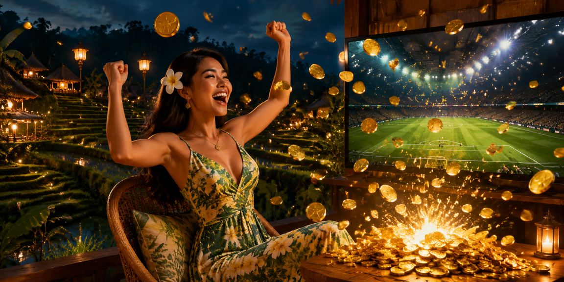 Suasana malam dengan lentera dan aktivitas taruhan online di platform mobile