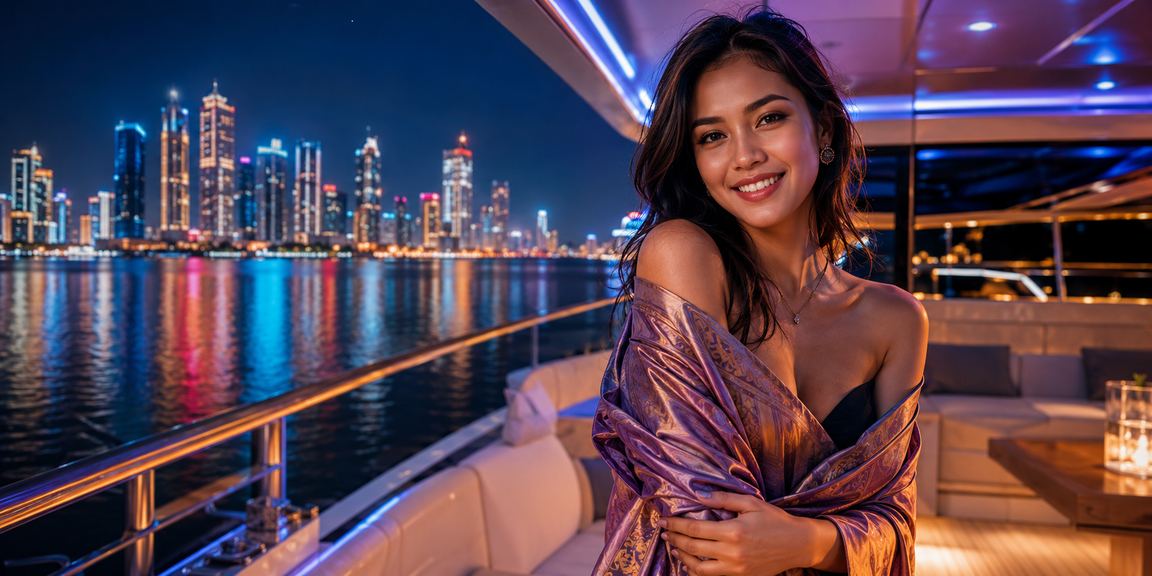 Tampilan neon kasino malam dengan ilustrasi bonus deposit platform hiburan